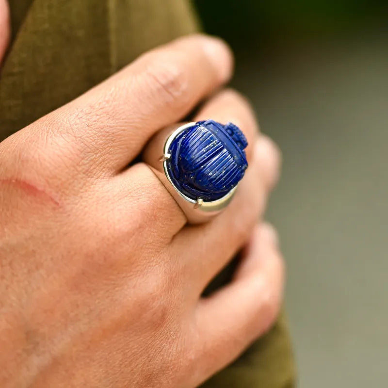 Chevalière Homme Lapis Lazuli