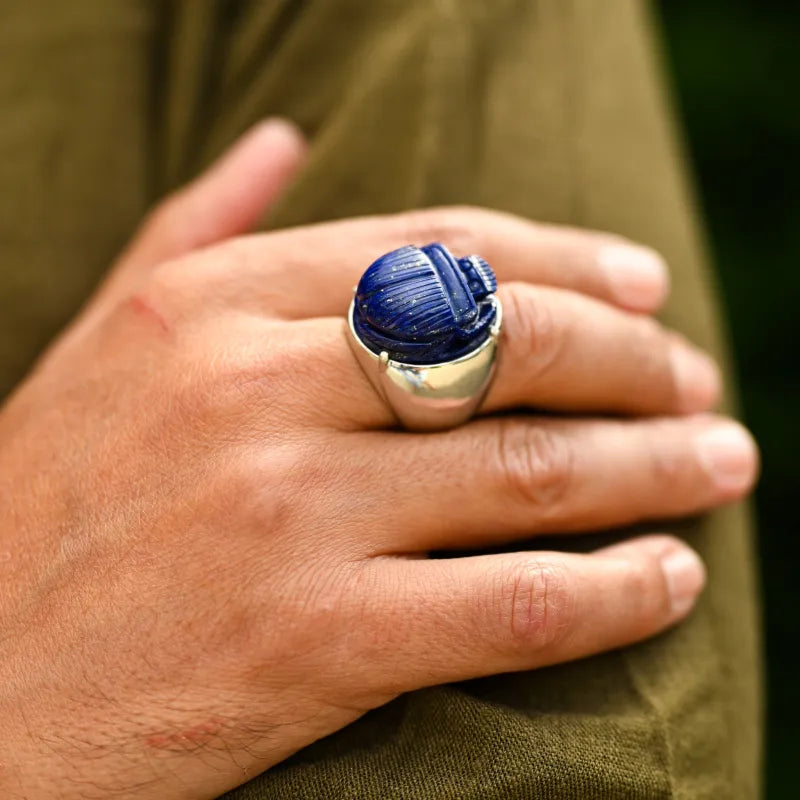 Chevalière Homme Lapis Lazuli