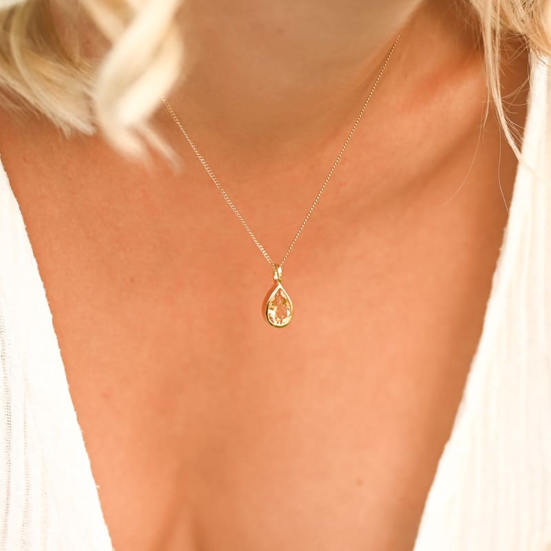 Citrine Pendentif | Univers Minéral