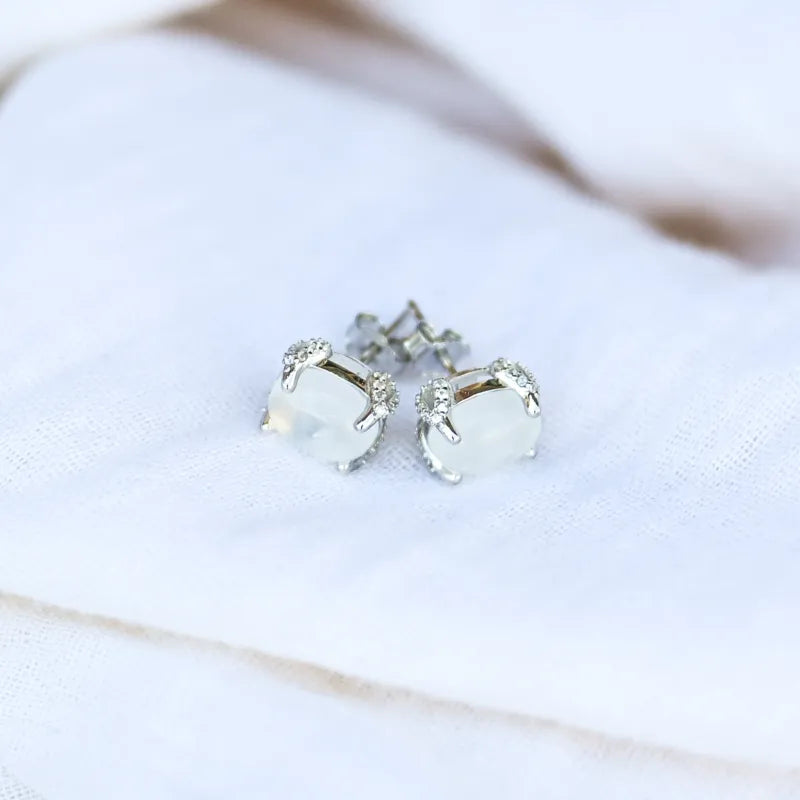 Clou d’oreille Pierre de Lune