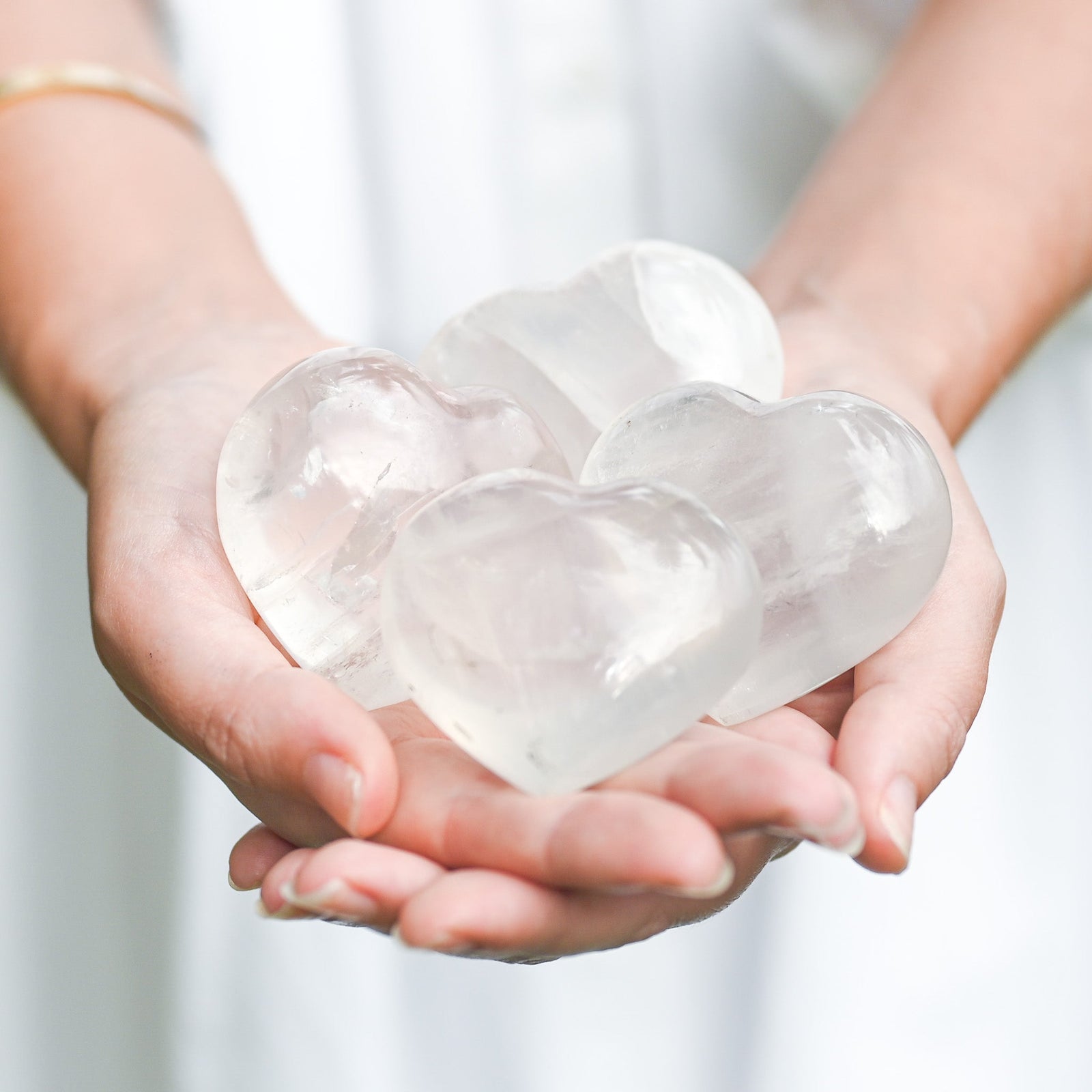 Coeur cristal de roche