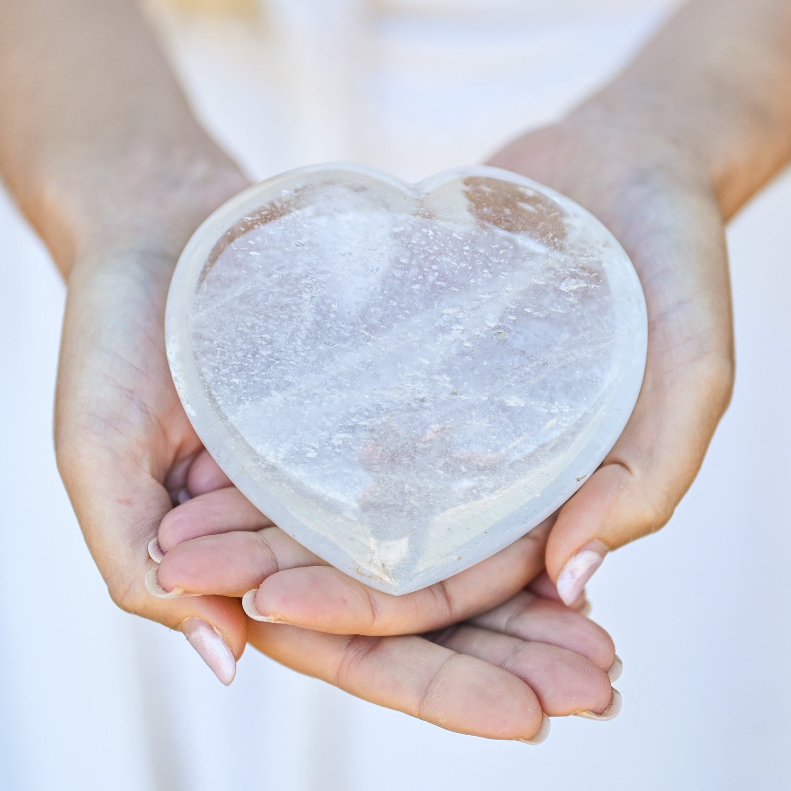 Coeur cristal de roche