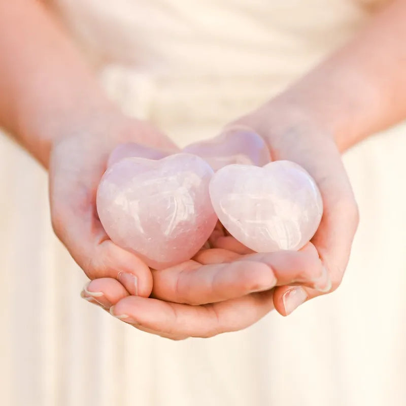 Cœur en Quartz Rose