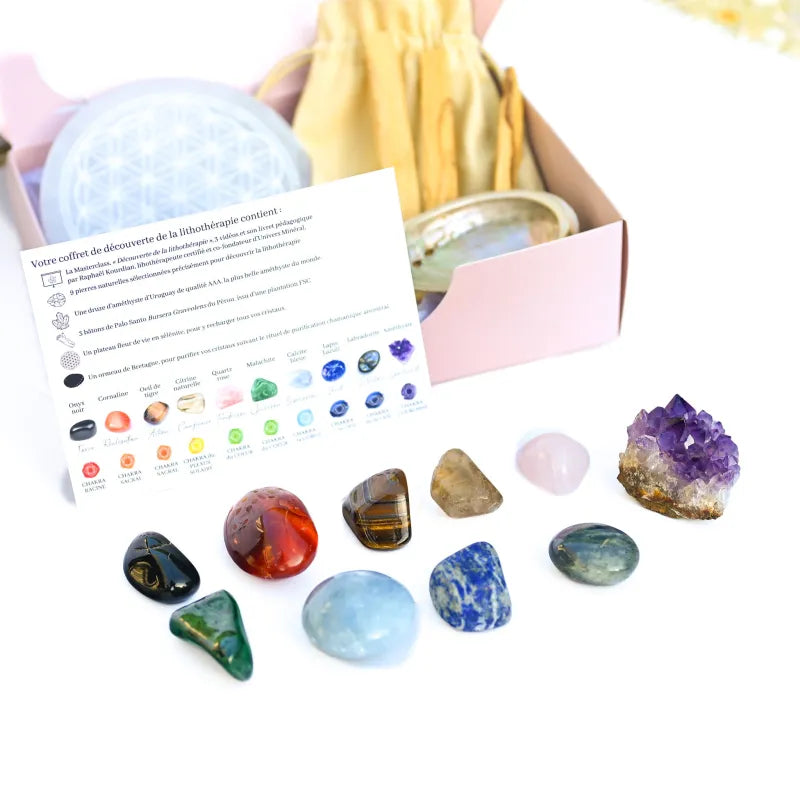 Coffret Découverte de la Lithothérapie