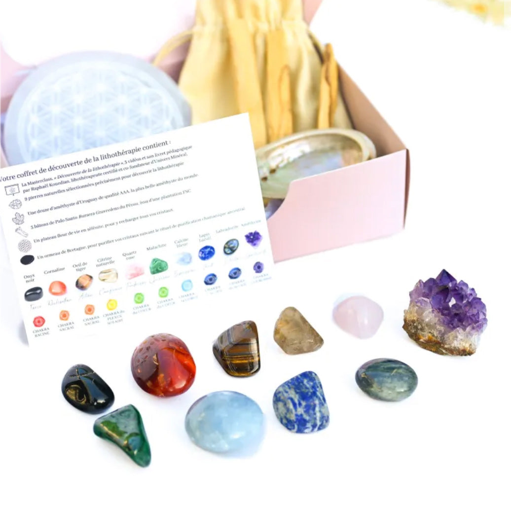 coffret lithotherapie