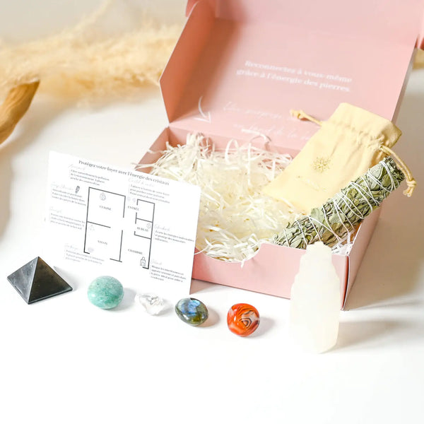 Coffret lithothérapie protection de la maison