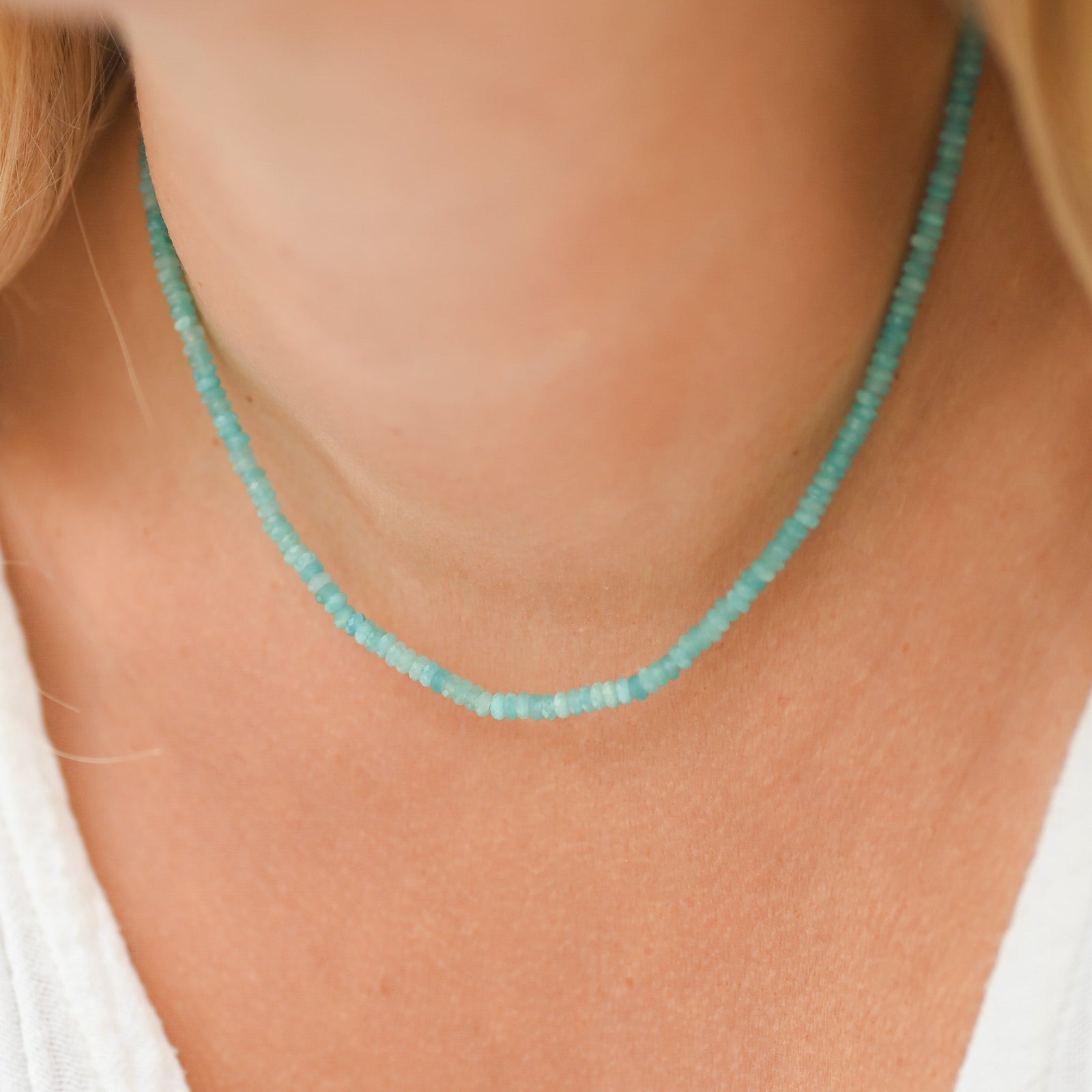 Collier Amazonite Femme