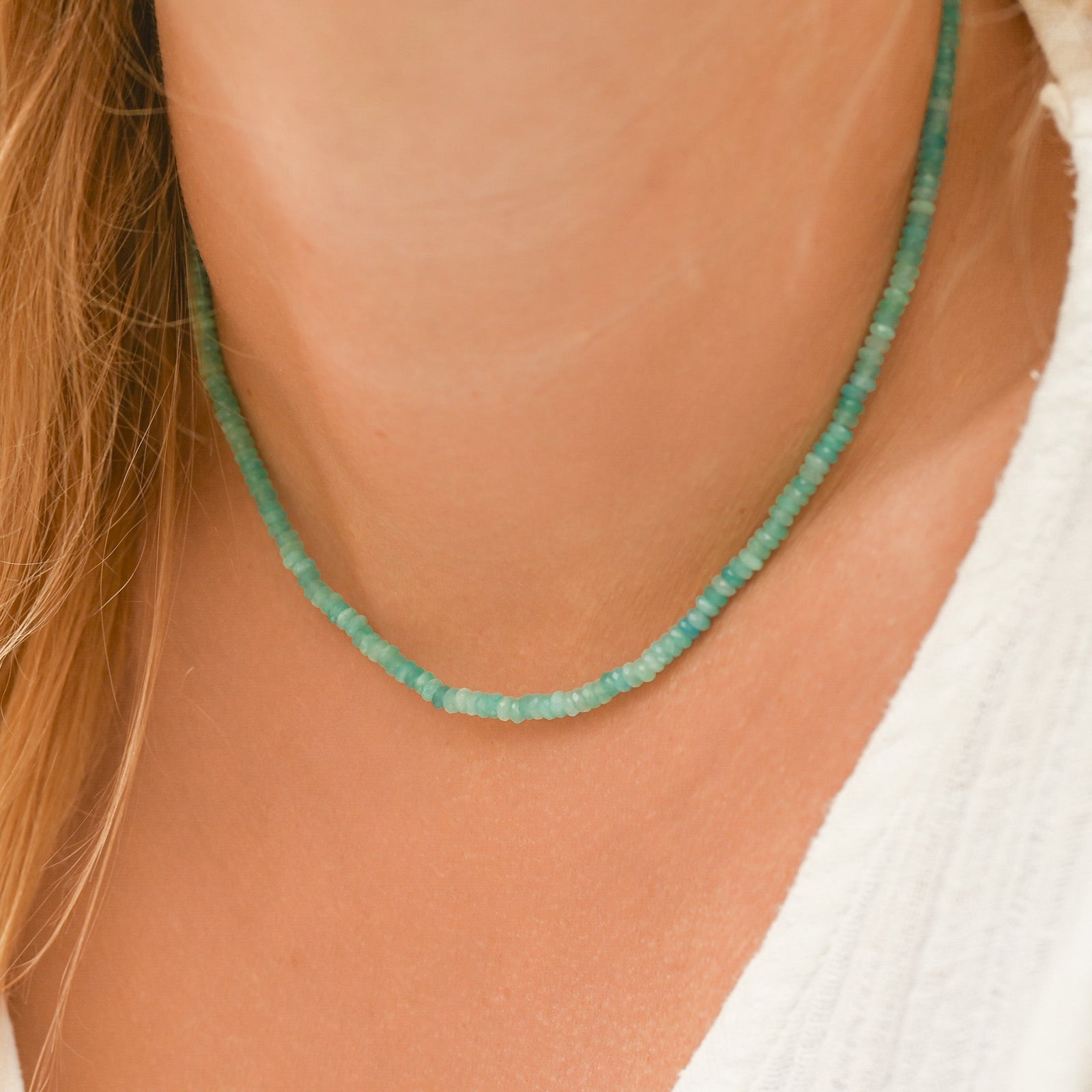Collier Amazonite Femme