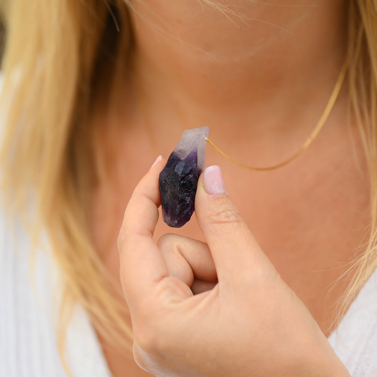 Collier Améthyste Brute