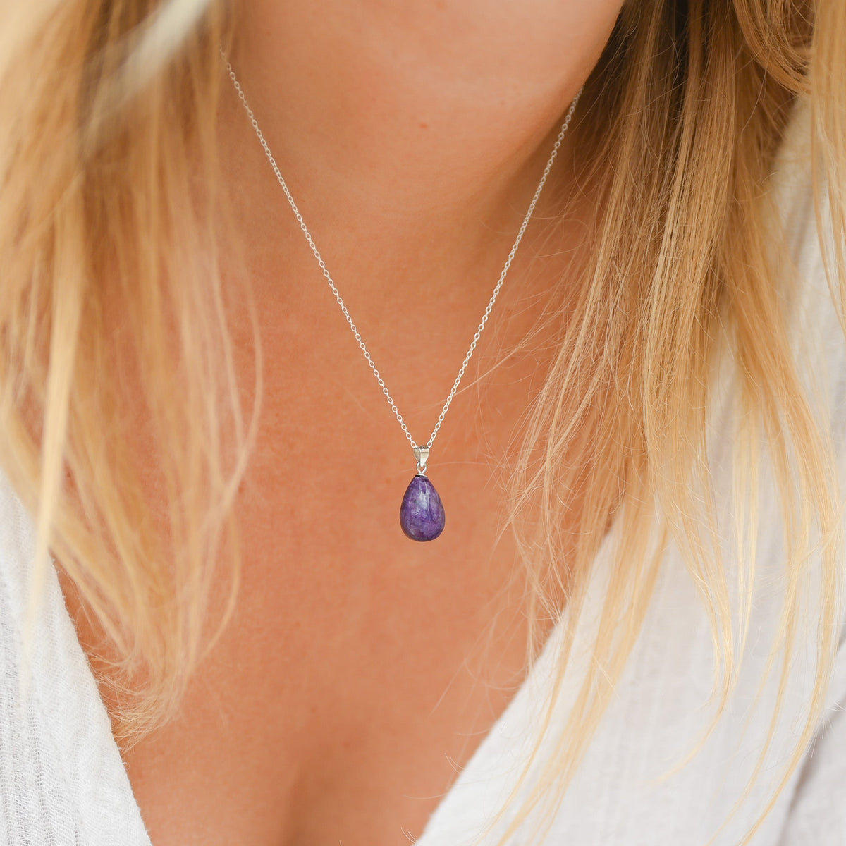 Collier Charoïte