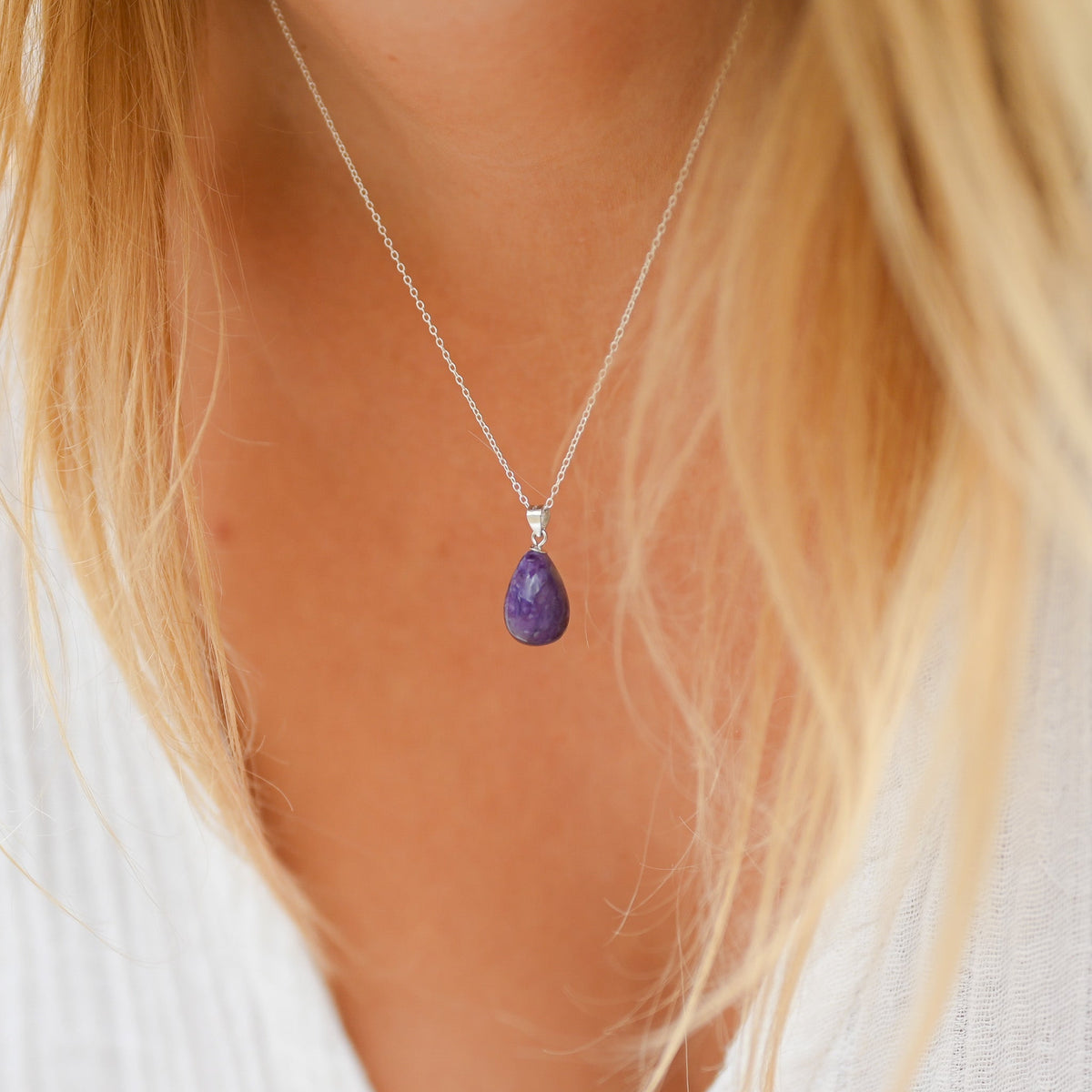 Collier Charoïte