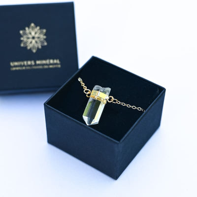 Collier Cristal de Roche Murmure du Tibet | Univers Minéral