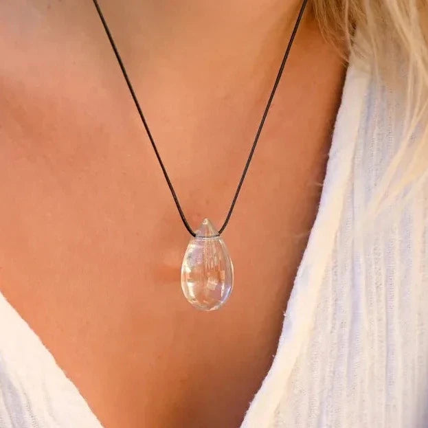 Collier Cristal de Roche ’Trésor du Népal’