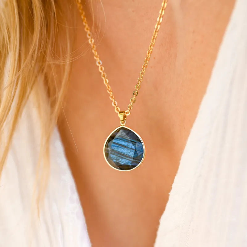 Collier Labradorite Femme