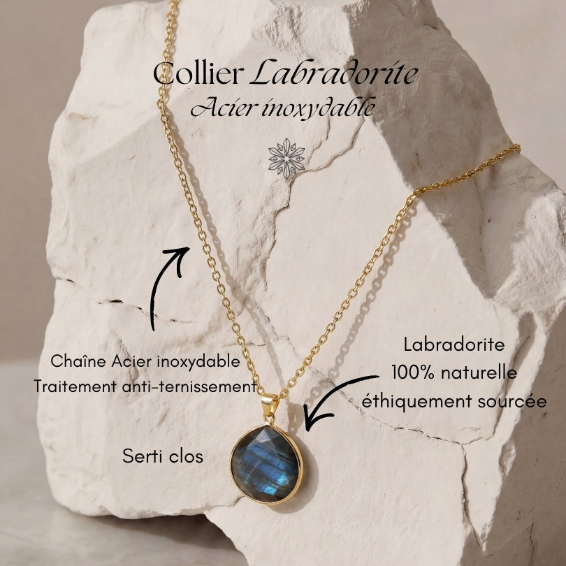 Collier Labradorite Femme