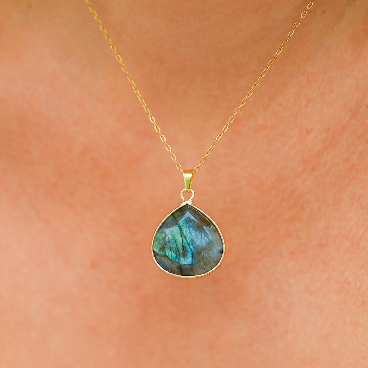 Collier Labradorite Femme