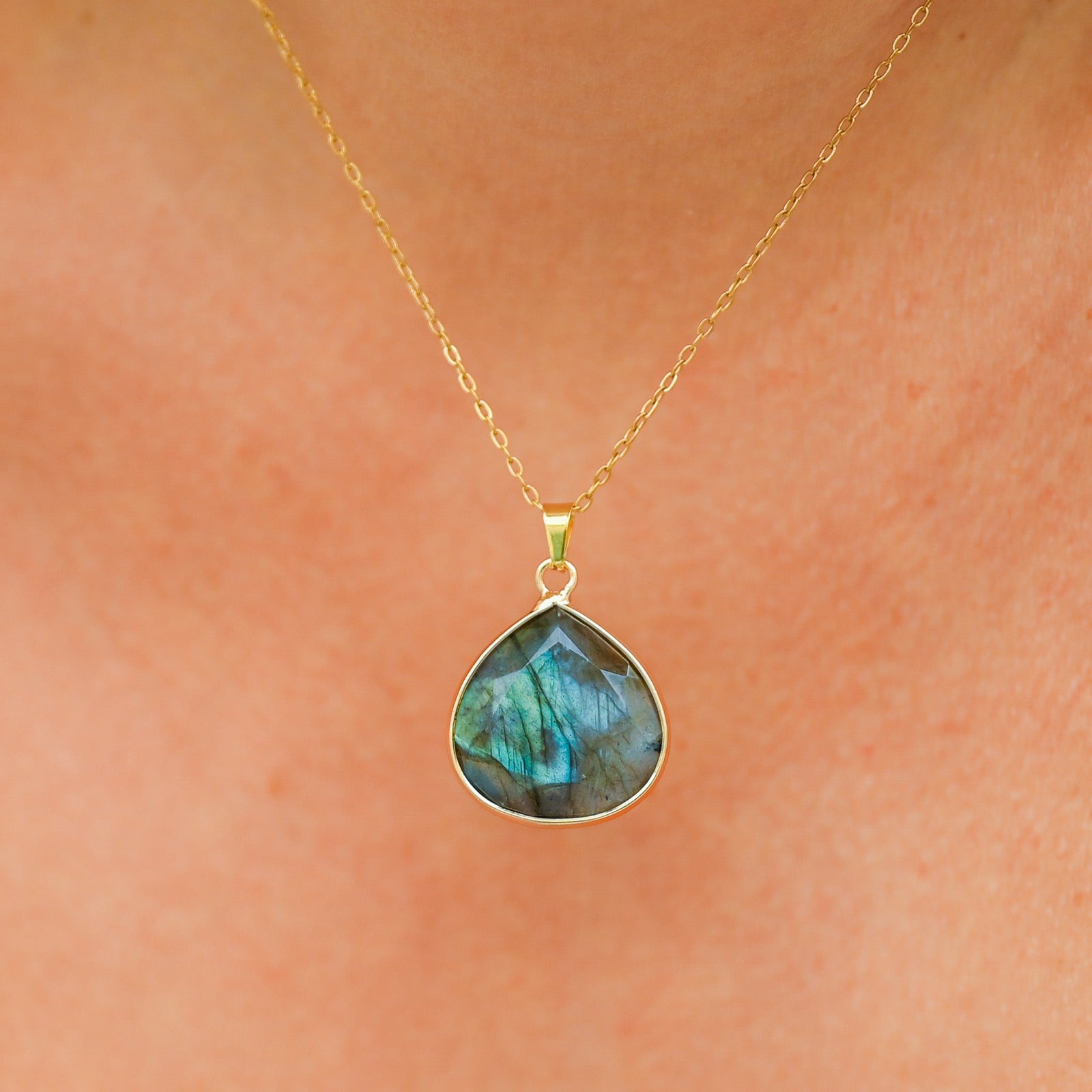 Collier Labradorite Femme