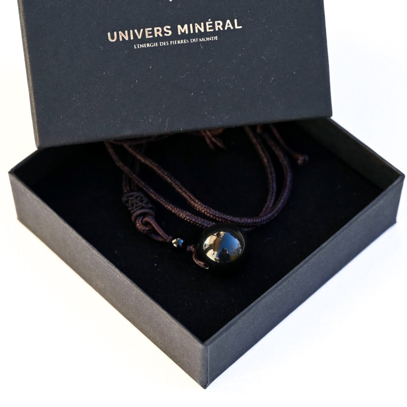 Collier Obsidienne Oeil Céleste | Univers Minéral