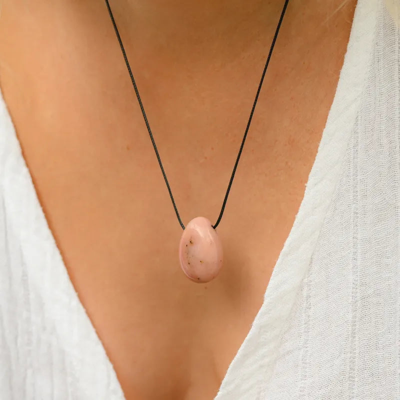 Collier Opale Rose