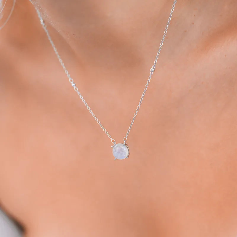 Collier Pierre de Lune Cabochon