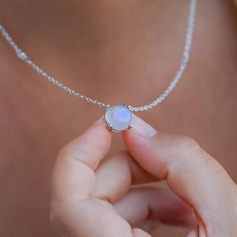 Collier Pierre de Lune Cabochon
