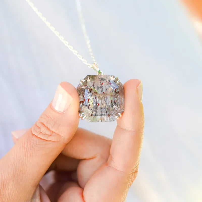 Collier ’Quartz à inclusions’