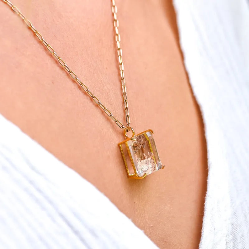Collier ’Quartz à inclusions’