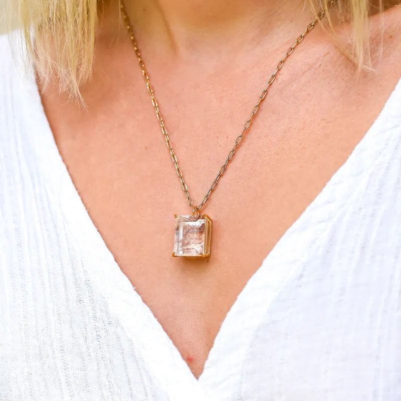 Collier ’Quartz à inclusions’