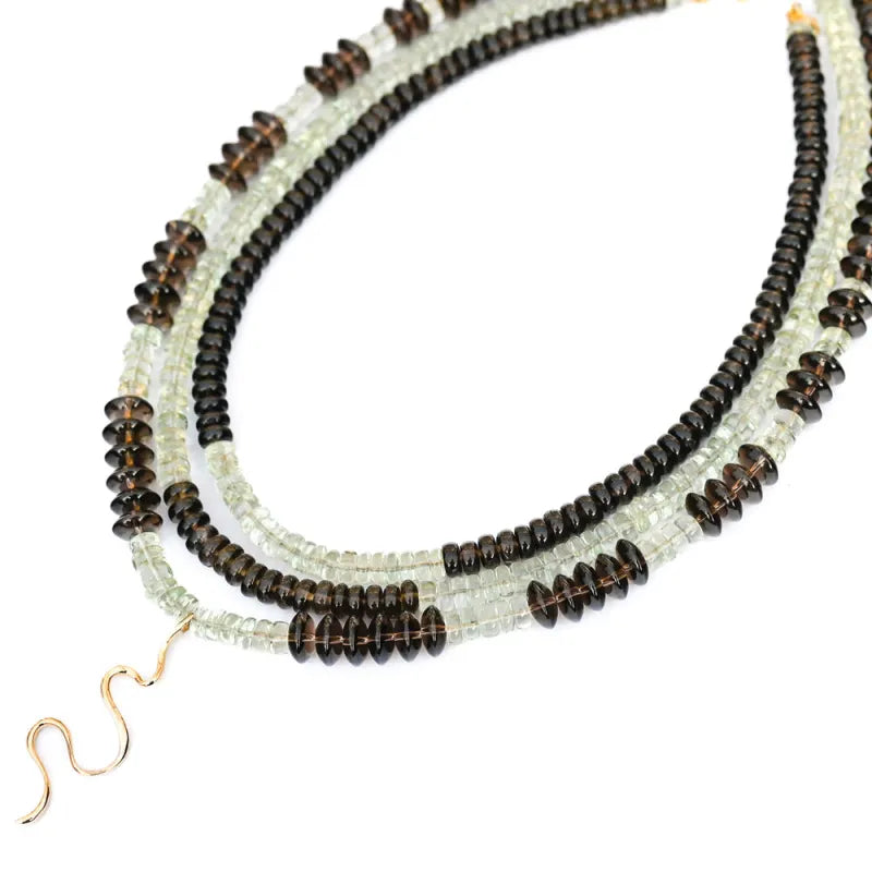 Collier Quartz Fumé