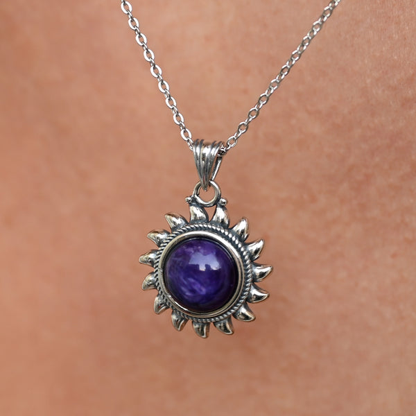 Pendentif en Tourmaline noire - Goutte percé - Vibrations Cristallines