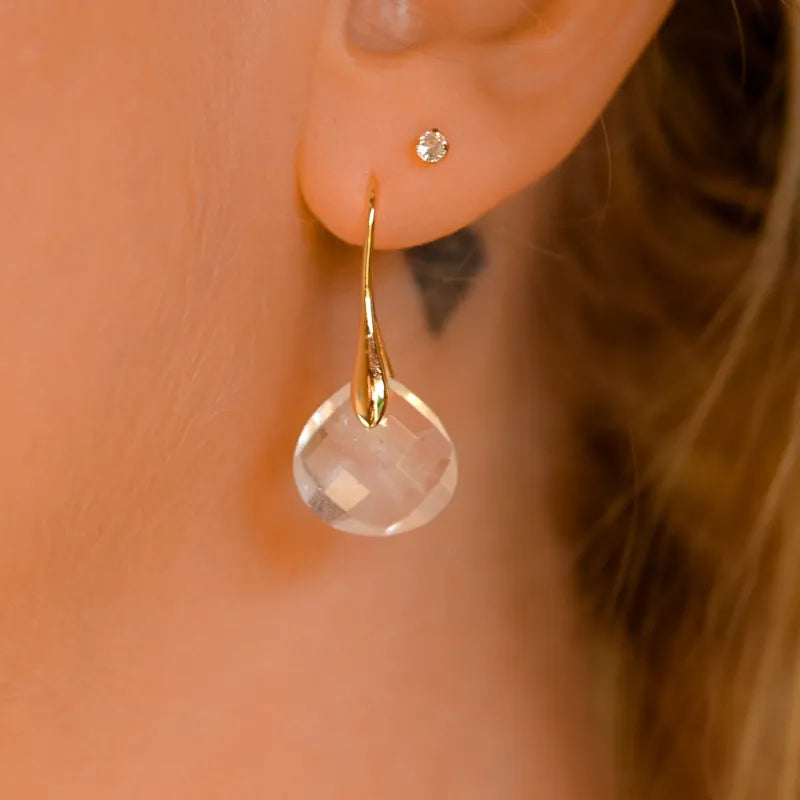 Cristal de Roche - Boucles d’oreilles