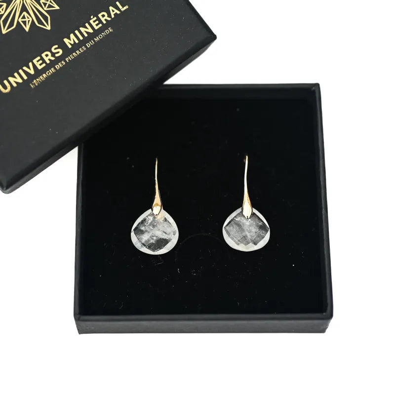 Cristal de Roche - Boucles d’oreilles