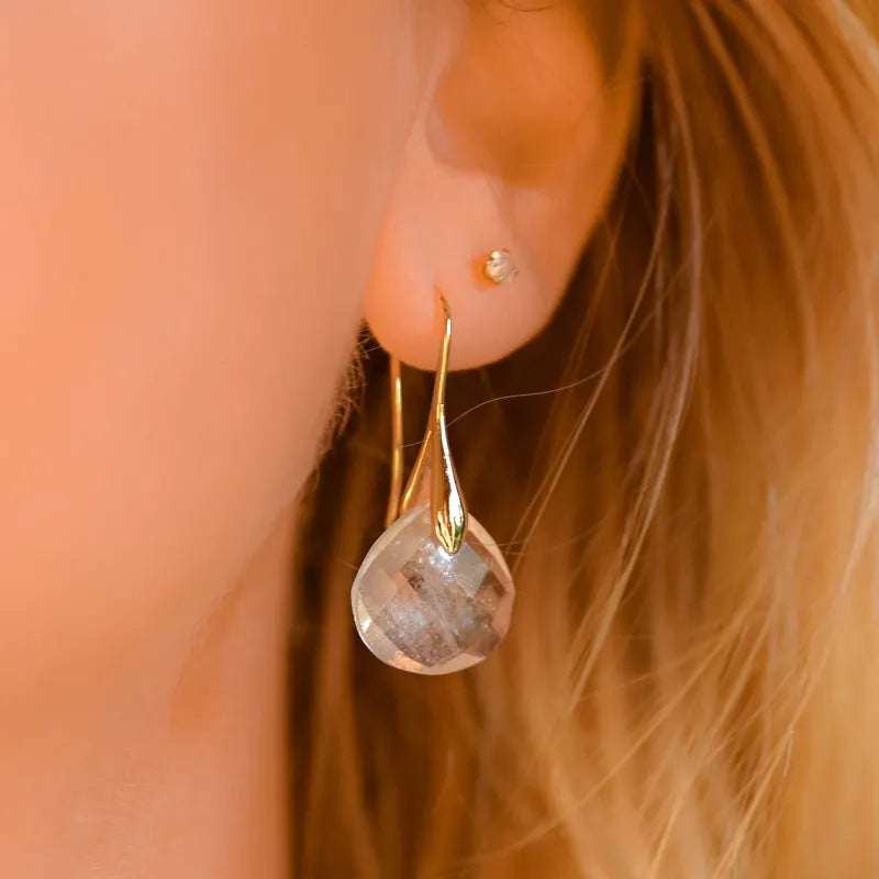 Cristal de Roche - Boucles d’oreilles