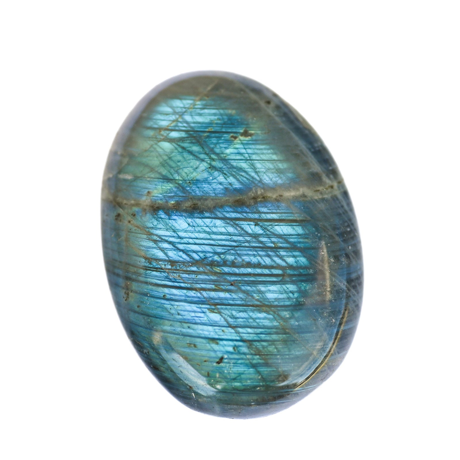 Galet Labradorite Bleue Flash