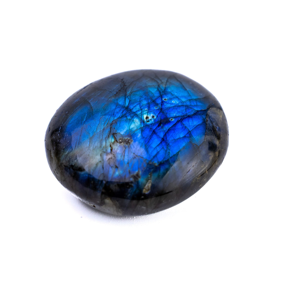 Galet Labradorite Bleue Flash