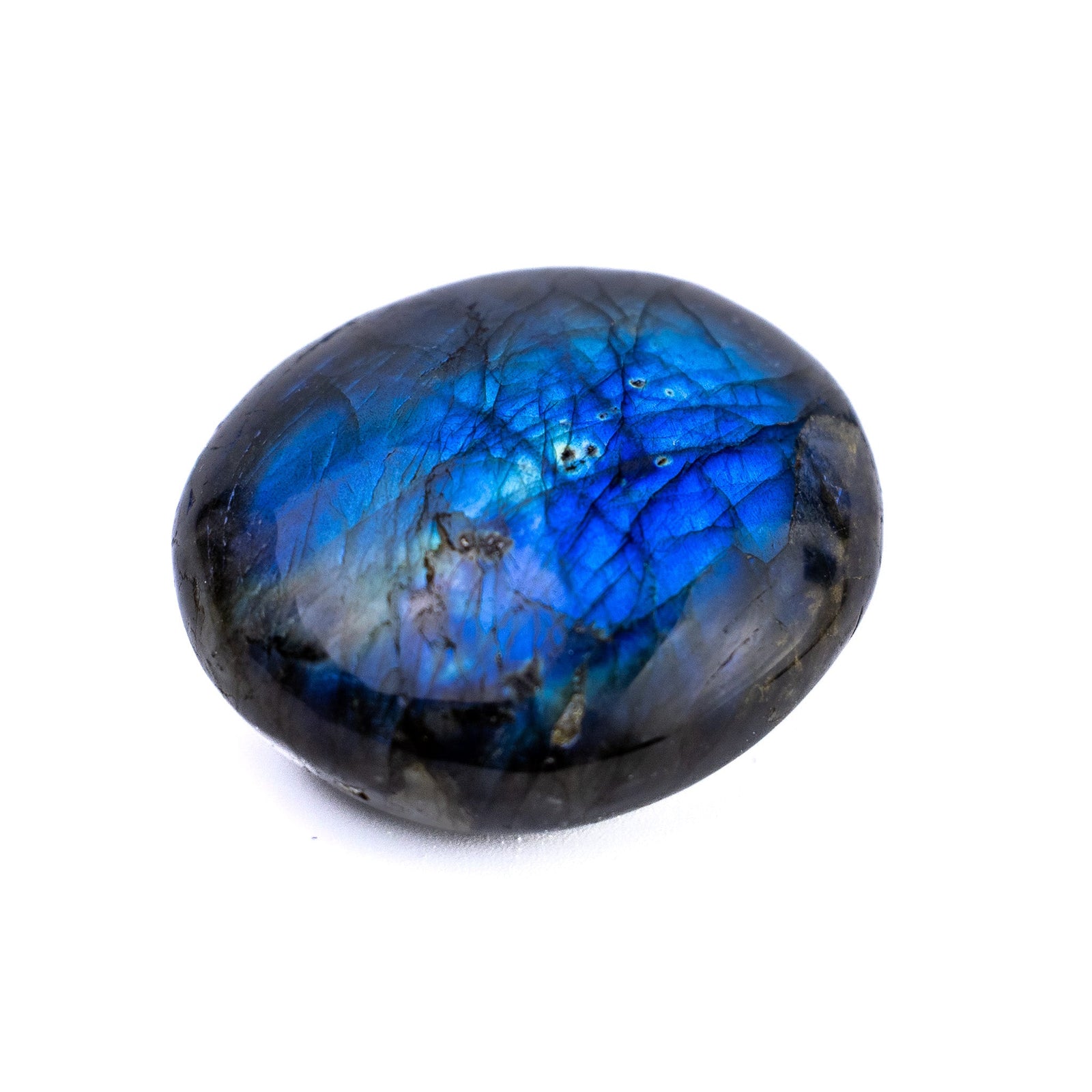 Galet Labradorite Bleue Flash