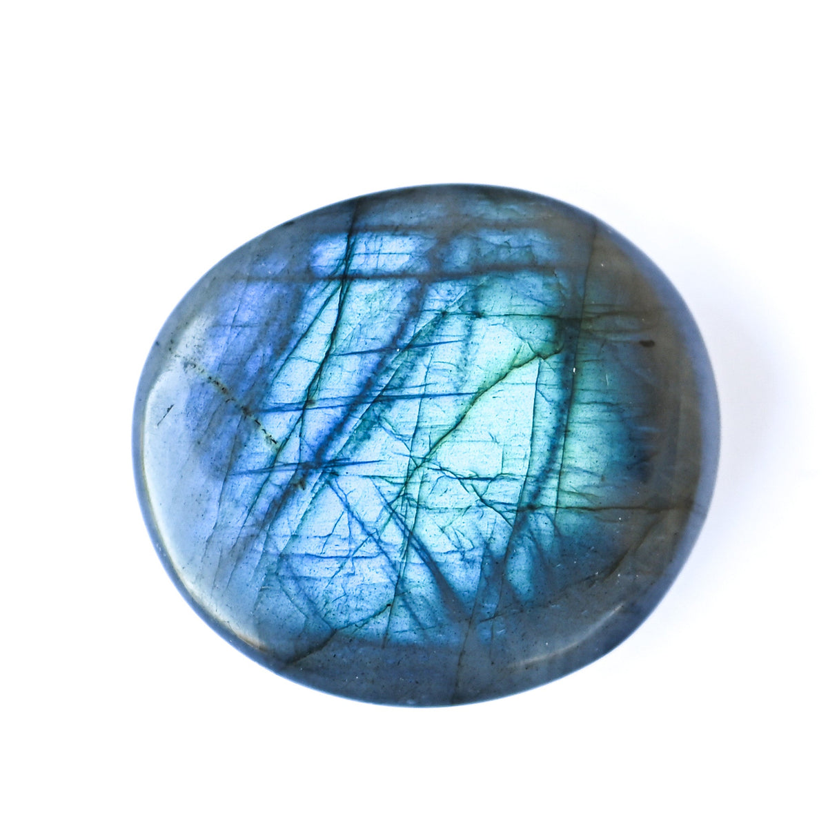 Galet Labradorite Bleue Flash