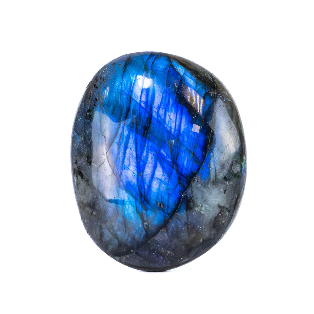 Galet Labradorite Bleue Flash