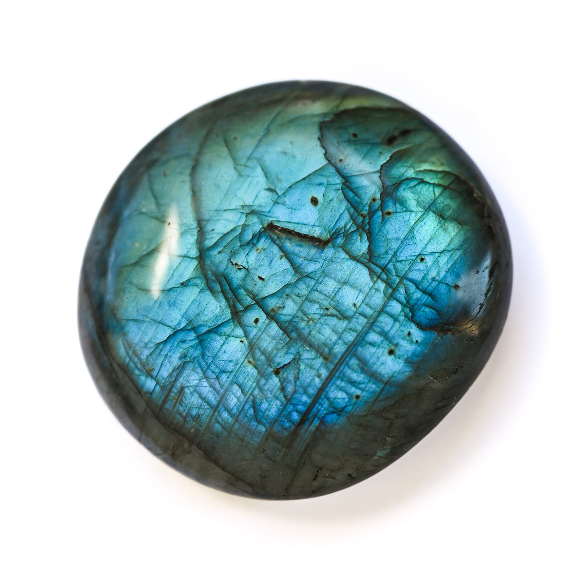 Galet Labradorite Bleue Flash