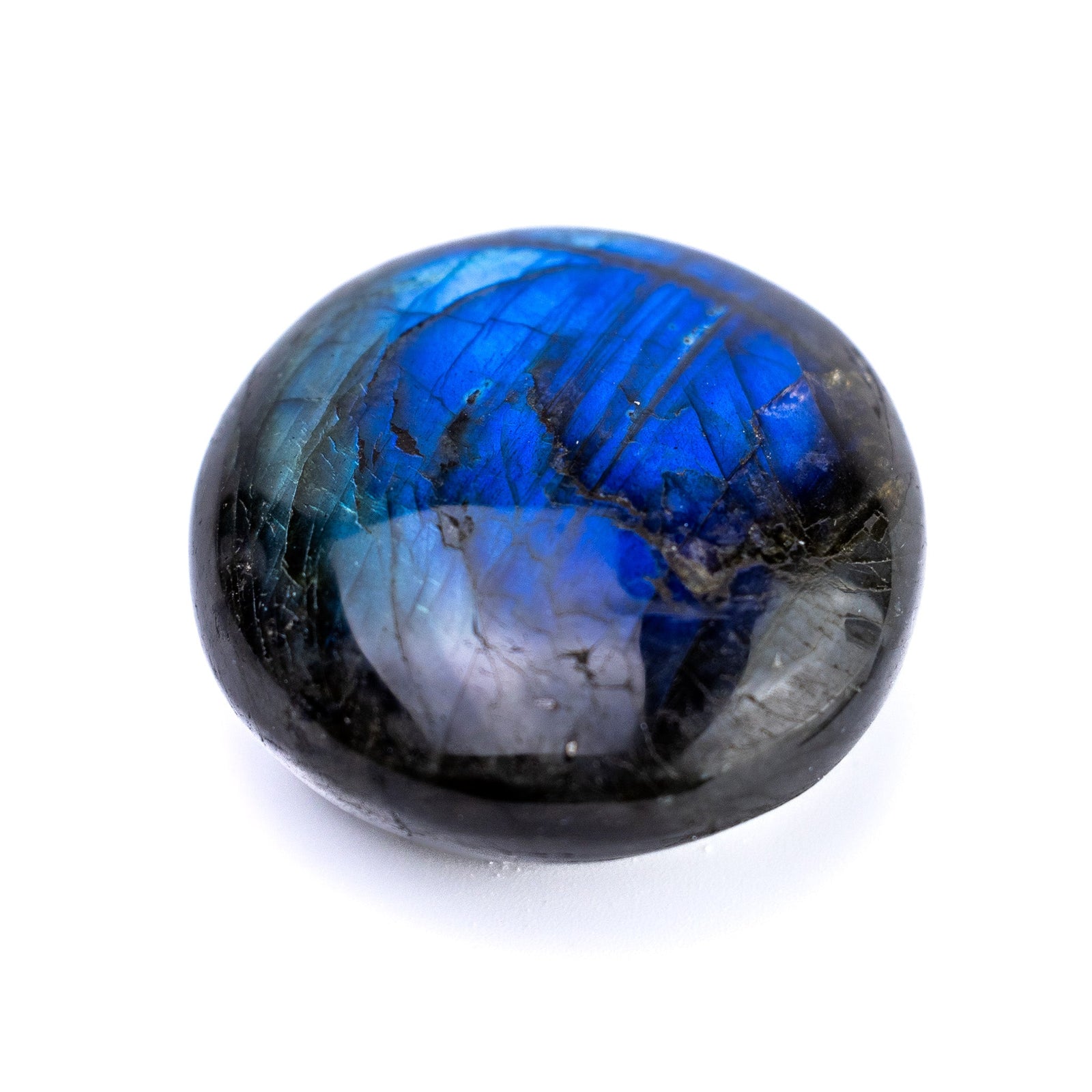 Galet Labradorite Bleue Flash