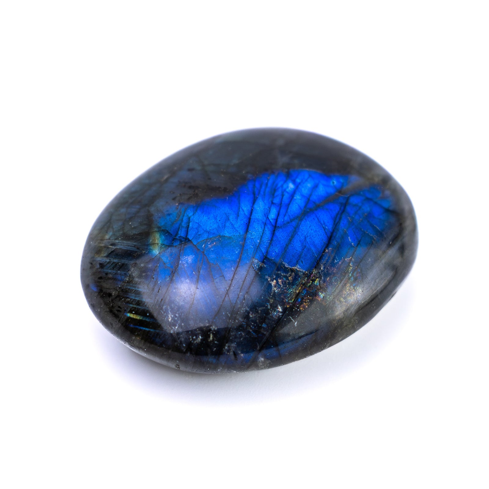 Galet Labradorite Bleue Flash