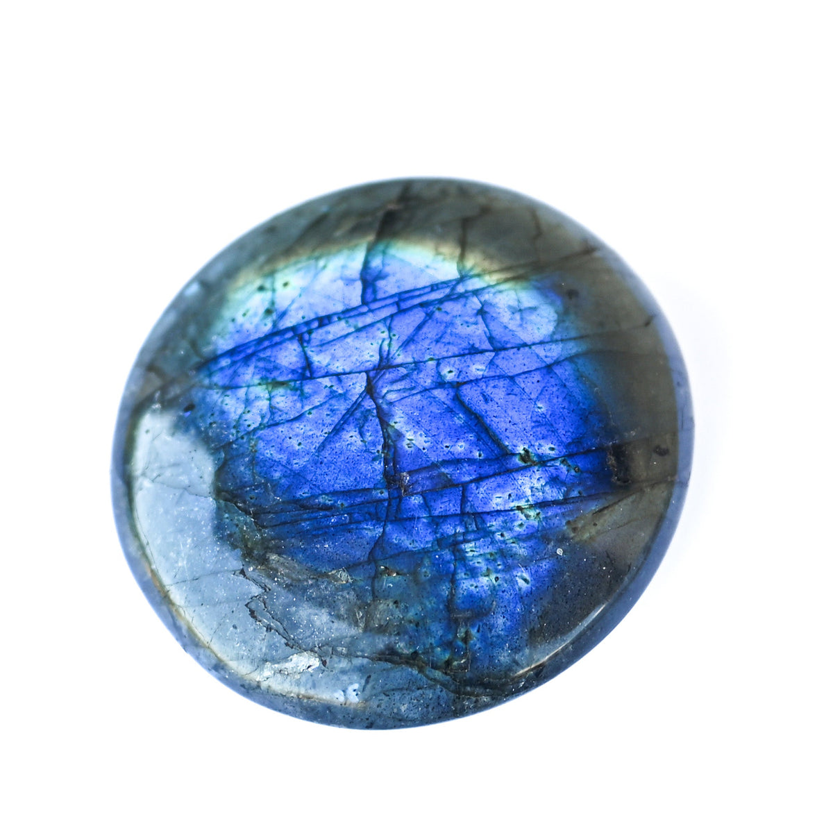 Galet Labradorite Bleue Flash