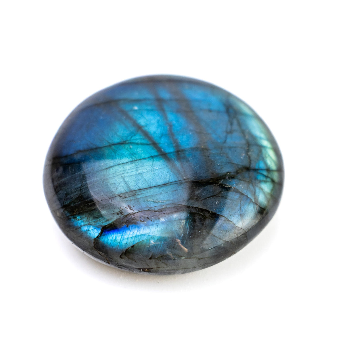 Galet Labradorite Bleue Flash