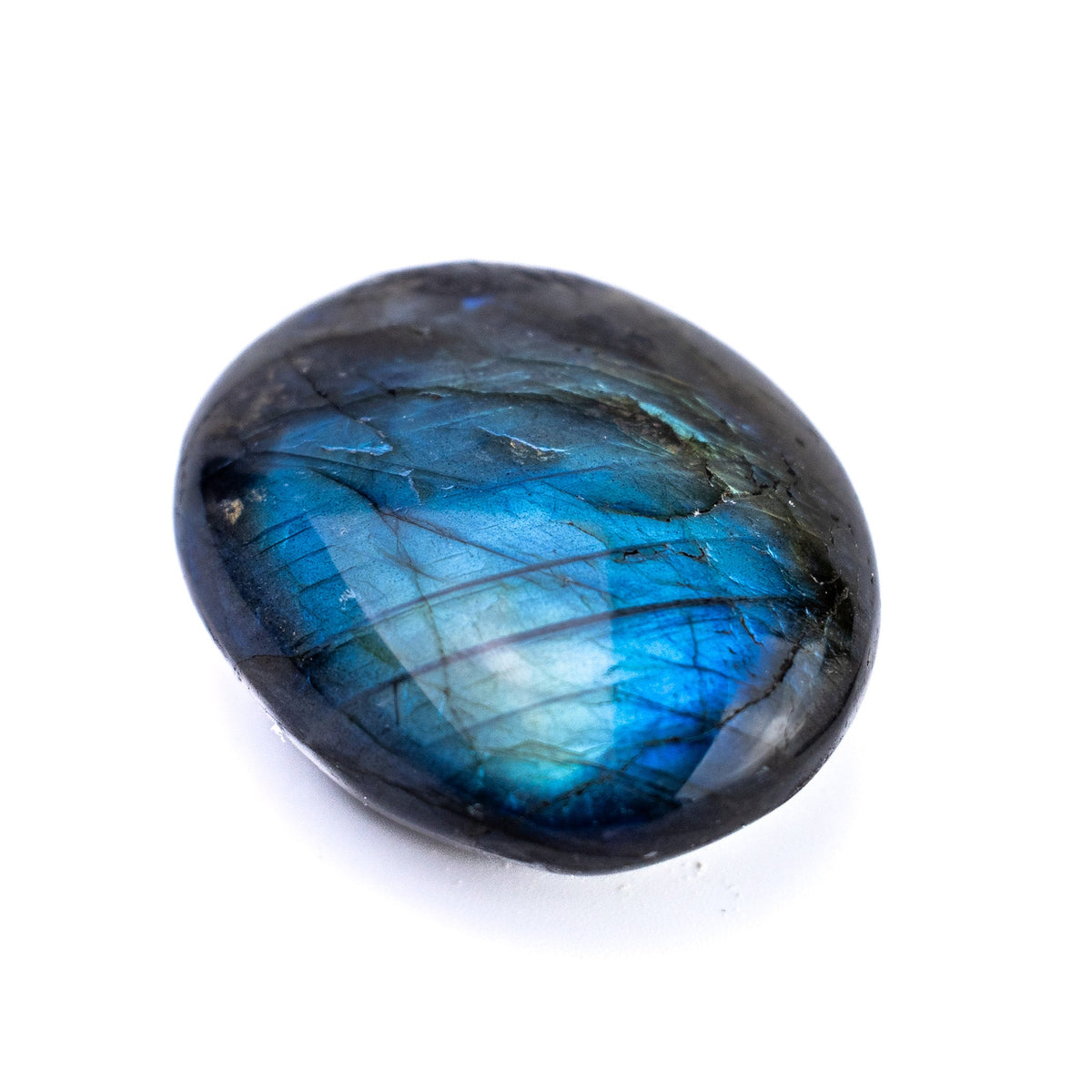 Galet Labradorite Bleue Flash