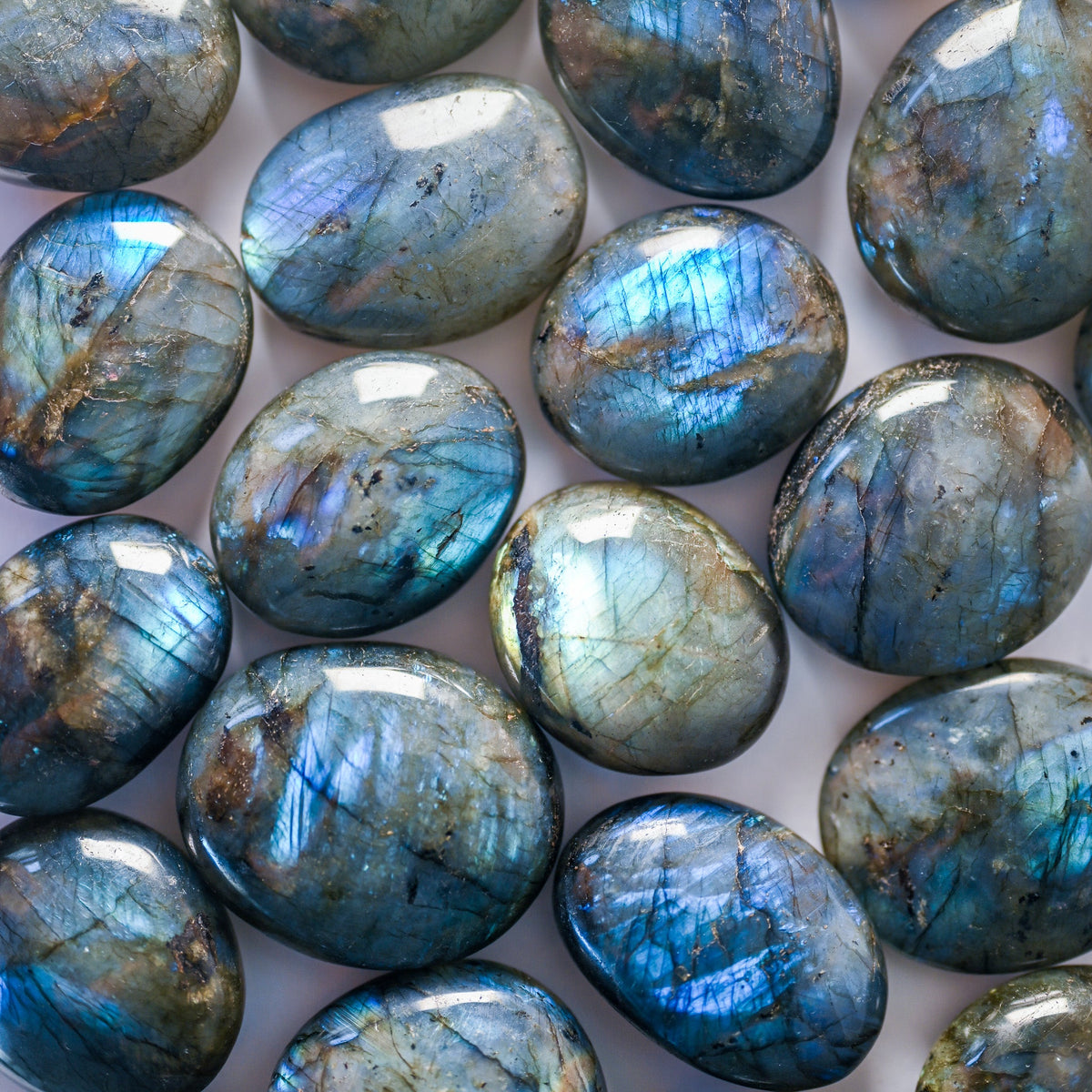 Galet labradorite
