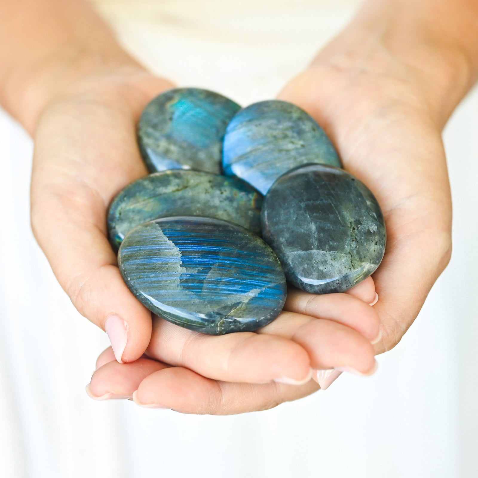 Galet labradorite