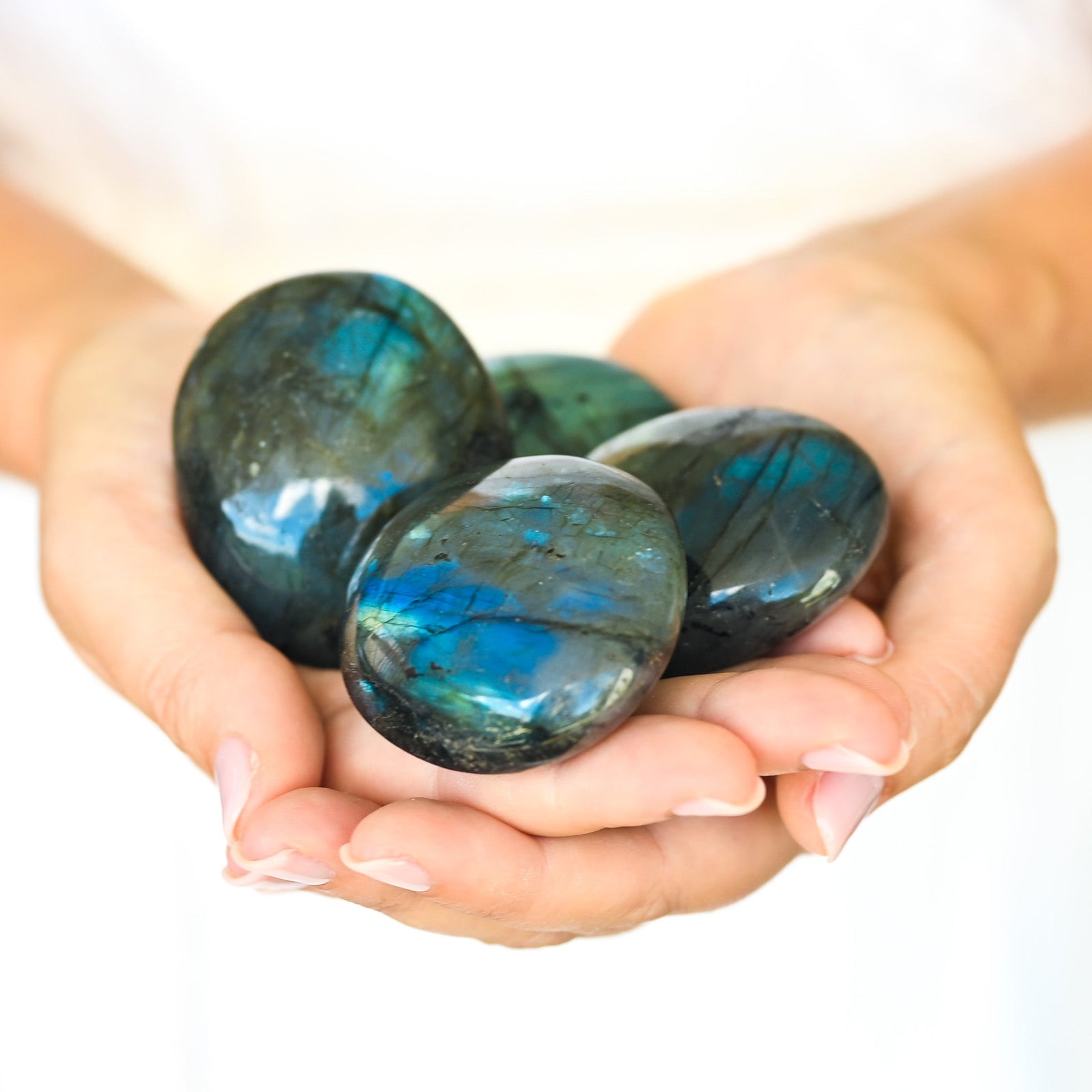 Galet labradorite
