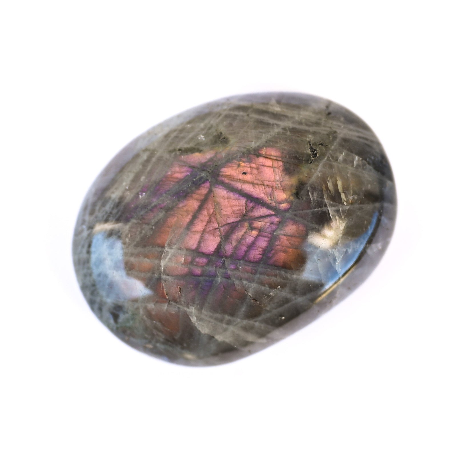 Galet Labradorite Violette Spectrolite