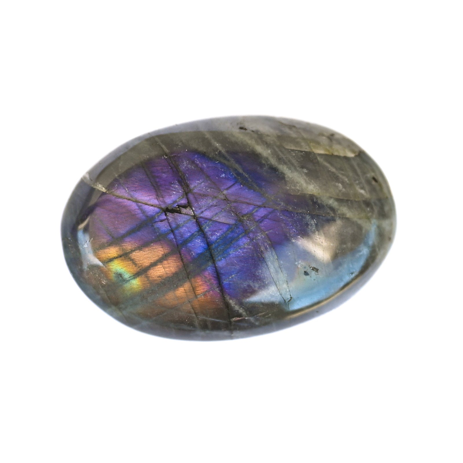 Galet Labradorite Violette Spectrolite