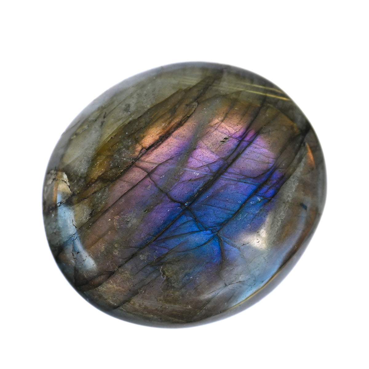 Galet Labradorite Violette Spectrolite